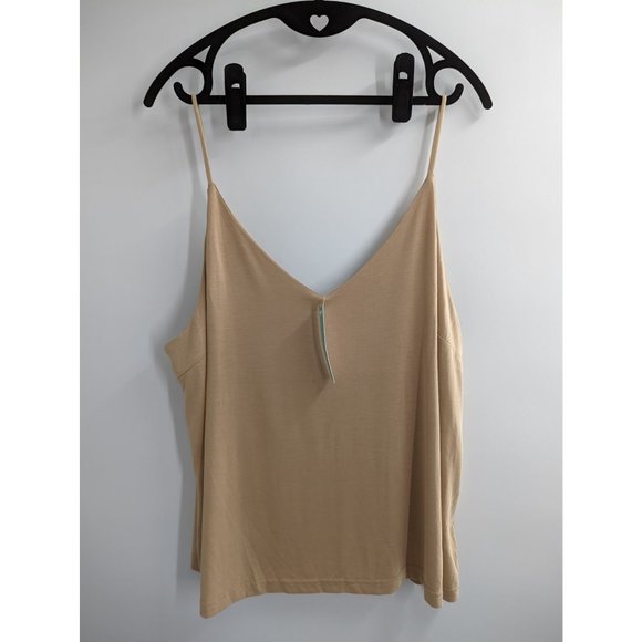 Abound Tops - Abound Beige Swing Cami Crop Top Size XL